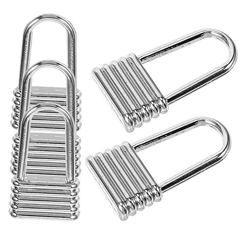 HOMSFOU 5 Stück Teiliges Reißverschluss Ziehgriff Metall Zipper Pulls für Taschen Rucksäcke und Koffer Langlebig und Installieren Einsetzbar Silberfarben HOMSFOU 5 Stück Teiliges Reißverschluss Ziehgriff Metall Zipper Pulls für Taschen Rucksäcke und Koffer Langlebig und Installieren Einsetzbar Silberfarben von HOMSFOU