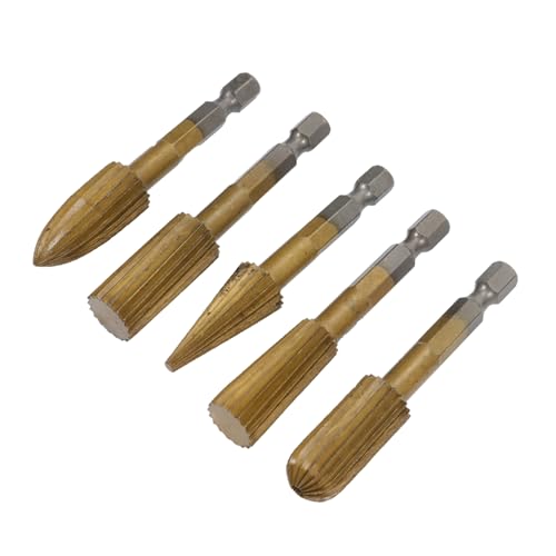 HOMSFOU 5 Stück Teiliges Set Rotationsfräser Hochgeschwindigkeitsstahl für Holzbearbeitung Passend für Verschiedene Anwendungen Wie Schnitzen Modellbau und Schmuckherstellung HOMSFOU 5 Stück Teiliges Set Rotationsfräser Hochgeschwindigkeitsstahl für Holzbearbeitung Passend für Verschiedene Anwendungen Wie Schnitzen Modellbau und Schmuckherstellung von HOMSFOU