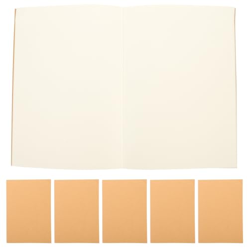 HOMSFOU 5 Stück Teiliges Skizzenbuch für Schüler Blanko Notizbuch für Malerei Zeichnen und Outdoor Skizzieren Hochwertige Strapazierfähige Hardcoverseiten für Vielseitige Nutzung von HOMSFOU