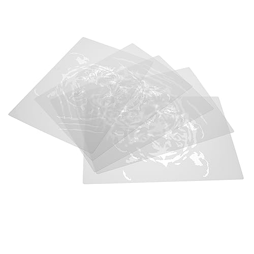 HOMSFOU 5 Stück Teiliges Tiger Malvorlagen Diy Wandmalerei Schablonen für Album Dekoration Tierkopf Design Vorlagen Wiederverwendbar und Leicht zu Reinigen HOMSFOU 5 Stück Teiliges Tiger Malvorlagen Diy Wandmalerei Schablonen für Album Dekoration Tierkopf Design Vorlagen Wiederverwendbar und Leicht zu Reinigen von HOMSFOU
