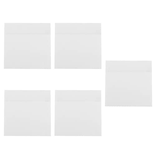 HOMSFOU 5 Stück Teiliges Transparentes Wasserdichtes Selbstklebendes Memo für Büro und Zuhause Wiederverwendbare Haftnotizen für Kreative Anwendungen von HOMSFOU