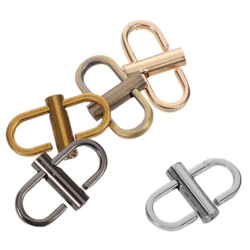 HOMSFOU 5 Stück Teiliges Verstellbare Metall-kettenverschlüsse für Schultertaschen Strapazierfähige Clips zur Längenanpassung Sicherer Halt Kompatibel mit Handtaschen Rucksäcken und von HOMSFOU