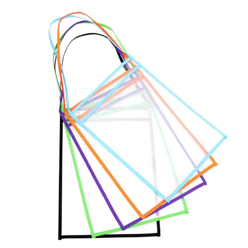 HOMSFOU 5 Stück Transparente Dokumententaschen Praktische und Handliche Aufbewahrung für Büro und Schule Wiederverwendbare Aktenhüllen mit Sicherem Verschluss für Dokumente und Unterlagen HOMSFOU 5 Stück Transparente Dokumententaschen Praktische und Handliche Aufbewahrung für Büro und Schule Wiederverwendbare Aktenhüllen mit Sicherem Verschluss für Dokumente und Unterlagen von HOMSFOU