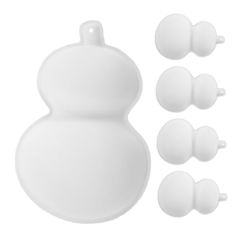 HOMSFOU 5 Stück Weiße Blanko Papiermasken für Diy Handbemalte Gourd Masken für Karneval Kostümparty und Bastelprojekte von HOMSFOU