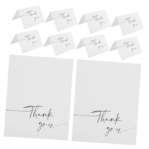 HOMSFOU 50 Blatt Dankeskarte Süß Alle Mit Multipack Cutie Show Braut Hochzeitskarte Sortiert Blanko Hochzeit Klappkarte Gäste Empfang Für Tags Gruß Hochzeit Danke Weiß Papier HOMSFOU 50 Blatt Dankeskarte Süß Alle Mit Multipack Cutie Show Braut Hochzeitskarte Sortiert Blanko Hochzeit Klappkarte Gäste Empfang Für Tags Gruß Hochzeit Danke Weiß Papier von HOMSFOU