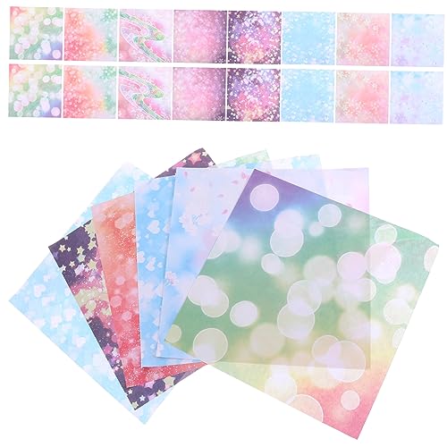 HOMSFOU 50 Blatt Doppelseitiges Origami Papier für Diy Bastelprojekte mit Bunten Mustern für Kreative Handarbeiten für Erwachsene für Karten und Dekorationen HOMSFOU 50 Blatt Doppelseitiges Origami Papier für Diy Bastelprojekte mit Bunten Mustern für Kreative Handarbeiten für Erwachsene für Karten und Dekorationen von HOMSFOU