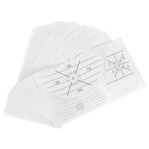 HOMSFOU 50 Blatt Golf Impact Tape für Golfschläger Präzise Feedback aufkleber für Schwungtraining Geeignet für Rechts Linkshänder Vielseitige Golf trainingshilfe für Hölzer und Putter von HOMSFOU