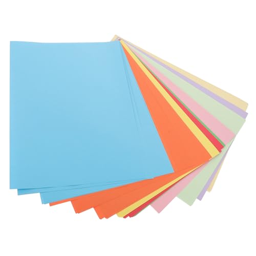 HOMSFOU 50 Blatt Origami Papier M² Buntes Faltpapier für Basteln und Handwerk Farben Doppelseitig Farbiges Bastelpapier für Schüler DIY Kreative Projekte von HOMSFOU