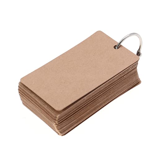 HOMSFOU 50 Kraftpapier Klebrige Notizen Stichwort Karteikarten Kleine Notizkarten Ring Index Nachricht Leere Karten Hoch Gruß Mini Lernkarten HOMSFOU 50 Kraftpapier Klebrige Notizen Stichwort Karteikarten Kleine Notizkarten Ring Index Nachricht Leere Karten Hoch Gruß Mini Lernkarten von HOMSFOU