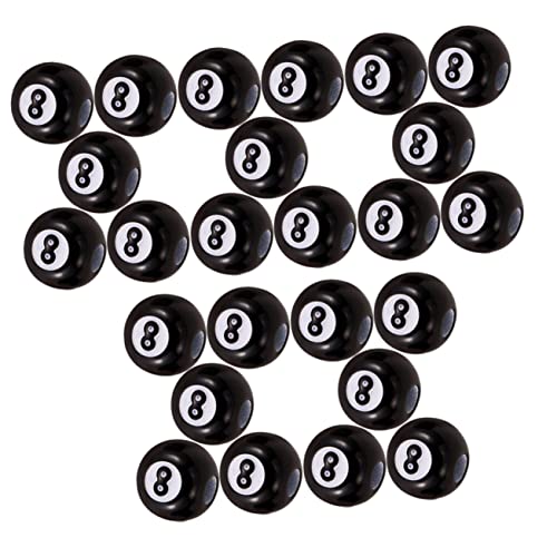 HOMSFOU 50 Stück Acrylperlen Schwarze Billardkugel Perlen für Diy Schmuckherstellung Handgefertigte Armbänder und Bastelzubehör mit Löchern Glänzende Oberfläche HOMSFOU 50 Stück Acrylperlen Schwarze Billardkugel Perlen für Diy Schmuckherstellung Handgefertigte Armbänder und Bastelzubehör mit Löchern Glänzende Oberfläche von HOMSFOU