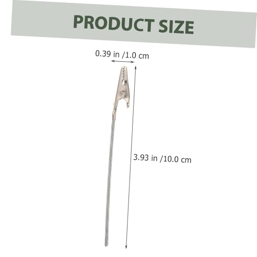 HOMSFOU 50 Stück Alligator Clips Metall Klammern mit Langem Hals Foto und Memohalter DIY Clips für Karten Notizen Tischdekoration Stabil und Bruchfest Vielseitig Verwendbar HOMSFOU 50 Stück Alligator Clips Metall Klammern mit Langem Hals Foto und Memohalter DIY Clips für Karten Notizen Tischdekoration Stabil und Bruchfest Vielseitig Verwendbar von HOMSFOU