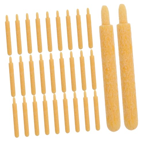HOMSFOU 50 Stück Austausch Der Stiftspitze Malstiftspitzen Ersatzspitzen Für Markerspitzen Farbmarker Für Universelle Lackstiftspitzen Stofffarbenstifte Marker -stiftnibs Gelb Acryl von HOMSFOU
