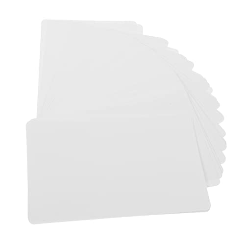 HOMSFOU 50 Stück Blanko Postkarten für Diy Bastelbedarf Handgemachte Karten zum Beschriften Gestalten und Dekorieren für Kreative Projekte und Persönliche Abgerundete Ecken von HOMSFOU