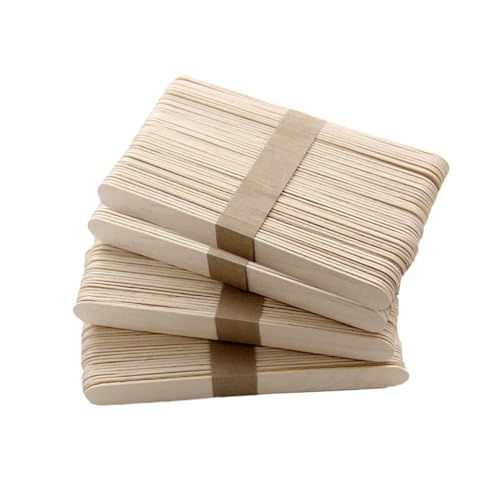 HOMSFOU 50 Stück Bunte Holz Bastelsticks für Pack Glatte Oberfläche für Diy Projekte Schule und Freizeit von HOMSFOU