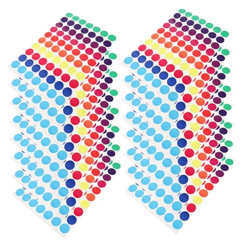 HOMSFOU 50 Stück Bunte Punktetiketten Beschreibbare Punktaufkleber Mini-aufkleber Winzige Etiketten Farbetiketten Leere Aufkleberetiketten Farbige Aufkleber Kupferplattenaufkleber HOMSFOU 50 Stück Bunte Punktetiketten Beschreibbare Punktaufkleber Mini-aufkleber Winzige Etiketten Farbetiketten Leere Aufkleberetiketten Farbige Aufkleber Kupferplattenaufkleber von HOMSFOU
