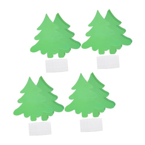 HOMSFOU 50 Stück DIY Weihnachtskarten Grüne Christbaum-Karten aus Stabilem mit Klebepunkten Vorgestanzte Weihnachtsbaum-schablonen für Handgemachte Grußkarten und Bastelprojekte für von HOMSFOU