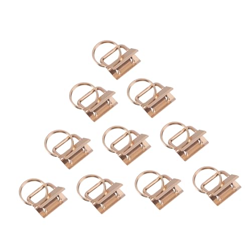 HOMSFOU 50 Stück Diy Schlüsselanhänger Fob mit Schlüsselring für Lanyard und Gepäckriemen Zubehör Gold Robustes für Stoff Riemen und Bastelprojekte HOMSFOU 50 Stück Diy Schlüsselanhänger Fob mit Schlüsselring für Lanyard und Gepäckriemen Zubehör Gold Robustes für Stoff Riemen und Bastelprojekte von HOMSFOU