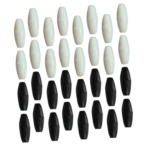 HOMSFOU 50 Stück Diy Sicherheitsverschlüsse Kunststoff Schmuckverbindungen für und Armbänder Robuste und Praktische Beads Barrel Connectors für Kreative Projekte Schwarze Weiße HOMSFOU 50 Stück Diy Sicherheitsverschlüsse Kunststoff Schmuckverbindungen für und Armbänder Robuste und Praktische Beads Barrel Connectors für Kreative Projekte Schwarze Weiße von HOMSFOU