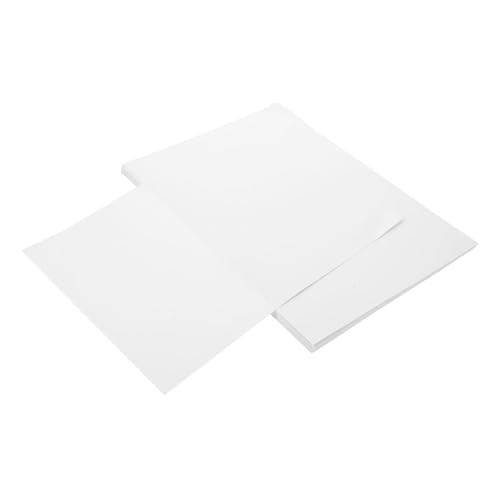 HOMSFOU 50 Stück Drucken Etikettenaufkleber Verschieben Von Etiketten Aufkleberetiketten Für Drucker Leere Aufkleberetiketten Aufkleber Für Preisschilder Etikett -tag Papier Weiß von HOMSFOU