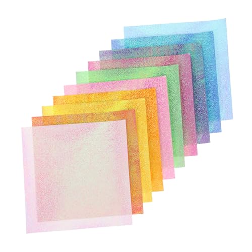 HOMSFOU 50 Stück Exquisites Origami Papier Glitzernde Farben Dekorativer Gefalteter Faltkrepp Handgefertigt Doppelseitiges Origami Papier Perlglanz Origami Papier Glitzerpapier HOMSFOU 50 Stück Exquisites Origami Papier Glitzernde Farben Dekorativer Gefalteter Faltkrepp Handgefertigt Doppelseitiges Origami Papier Perlglanz Origami Papier Glitzerpapier von HOMSFOU