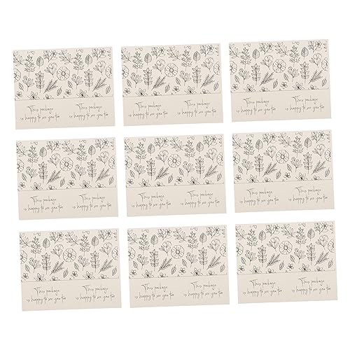 HOMSFOU 50 Stück Geschenkbox -aufkleber Siegel Etiketten Bunt Abziehbilder Papieraufkleber Zum Etikettieren Paketaufkleber Verpackungsaufkleber Selbstklebendes Beschichtetes Papier von HOMSFOU