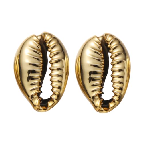 HOMSFOU 50 Stück Goldene Muschelperlen Diy Zubehör für Schmuckherstellung für Armbänder Ohrringe und Dekorationen Vielseitig Einsetzbar für Kreative Projekte HOMSFOU 50 Stück Goldene Muschelperlen Diy Zubehör für Schmuckherstellung für Armbänder Ohrringe und Dekorationen Vielseitig Einsetzbar für Kreative Projekte von HOMSFOU