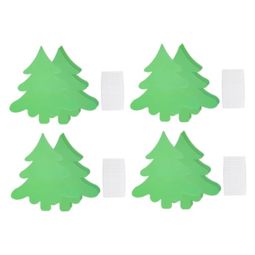 HOMSFOU 50 Stück Grüne Weihnachtsbaum-bastelkarten aus Karton mit Klebepunkten DIY Weihnachtskarten Bastelmaterial für Erwachsene Vorgefertigte Leere Tannenbaum-schneideformen für HOMSFOU 50 Stück Grüne Weihnachtsbaum-bastelkarten aus Karton mit Klebepunkten DIY Weihnachtskarten Bastelmaterial für Erwachsene Vorgefertigte Leere Tannenbaum-schneideformen für von HOMSFOU