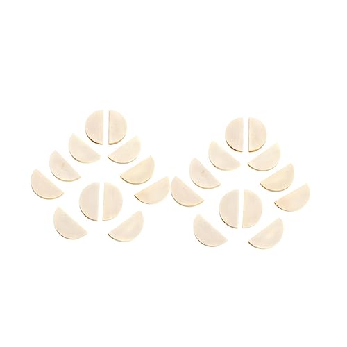 HOMSFOU 50 Stück Halbkreis Holzscheiben Diy Zubehör für Schmuckherstellung Leichte Gelbe Holzchips für Kreative Bastelprojekte für Schlüsselanhänger und Dekoration HOMSFOU 50 Stück Halbkreis Holzscheiben Diy Zubehör für Schmuckherstellung Leichte Gelbe Holzchips für Kreative Bastelprojekte für Schlüsselanhänger und Dekoration von HOMSFOU