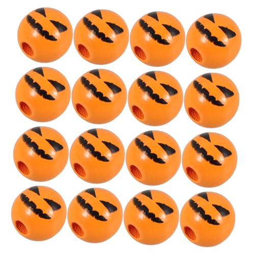 HOMSFOU 50 Stück Halloween Holzperlen mit Einseitigem Geistergesicht Aufdruck Runde Holzperlen für Diy Bastelarbeiten Schmuckherstellung Girlanden und Partydekorationen HOMSFOU 50 Stück Halloween Holzperlen mit Einseitigem Geistergesicht Aufdruck Runde Holzperlen für Diy Bastelarbeiten Schmuckherstellung Girlanden und Partydekorationen von HOMSFOU