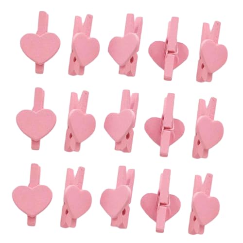 HOMSFOU 50 Stück Liebesclip Binder Büroklammern Büroklammerhalter Für Den Schreibtisch Tischbildhalter Memo -halter Notizhalter Für Büroklammern Tischkartenhalter Fotohalter Rosa Holz HOMSFOU 50 Stück Liebesclip Binder Büroklammern Büroklammerhalter Für Den Schreibtisch Tischbildhalter Memo -halter Notizhalter Für Büroklammern Tischkartenhalter Fotohalter Rosa Holz von HOMSFOU