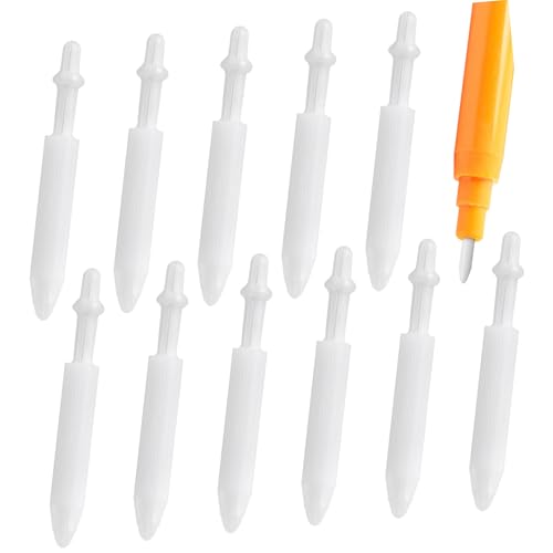 HOMSFOU 50 Stück Marker Pen Ersatzspitzen Nylonspitzen für Öl und Acrylfarben Langlebige und Praktische Nachfüllspitzen für Künstler und Kreative Projekte Einsetzbar von HOMSFOU