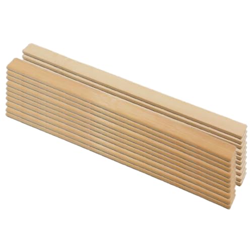 HOMSFOU 50 Stück Modellmaterial bauen Malstifte zum Basteln Jumbo-Bastelstäbchen in loser Schüttung Bastelstock Stöcke zum Basteln Bambushandwerk DIY -Handwerk Beige von HOMSFOU