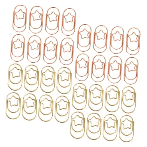 HOMSFOU 50 Stück Pentagramm-Büroklammer Miniclips Index Größe Schreibtisch Datei-Clip Büroklammern zum Organisieren von Papier Lesezeichen-Clips Clips Lesezeichen Papierclips Metall HOMSFOU 50 Stück Pentagramm-Büroklammer Miniclips Index Größe Schreibtisch Datei-Clip Büroklammern zum Organisieren von Papier Lesezeichen-Clips Clips Lesezeichen Papierclips Metall von HOMSFOU