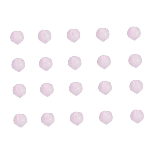 HOMSFOU 50 Stück Pfirsichform Perlen Kristall Schmuckzubehör für Diy Ohrringe Haarstäbe und Anhänger für Kreative Schmuckherstellung und Bastelprojekte von HOMSFOU