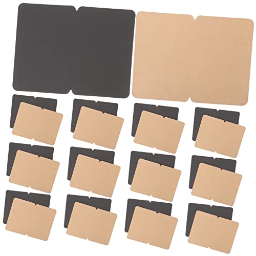 HOMSFOU 50 Stück Retro DIY Grußkarte leere Segenskarten Kasse falten leere Wortkarten Danke briefumschläge Klappkarten leere Papierkarten kleine Karten leer leere Bastelkarten Papierstau von HOMSFOU