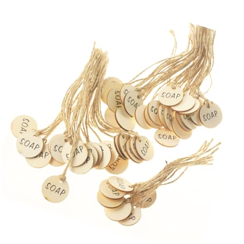 HOMSFOU 50 Stück Runde Holzanhänger für Weinflaschen DIY Hängende tags Beige Flaschenanhänger Vielseitig Einsetzbar für Hochzeit Party Dekoration und Bastelprojekte HOMSFOU 50 Stück Runde Holzanhänger für Weinflaschen DIY Hängende tags Beige Flaschenanhänger Vielseitig Einsetzbar für Hochzeit Party Dekoration und Bastelprojekte von HOMSFOU