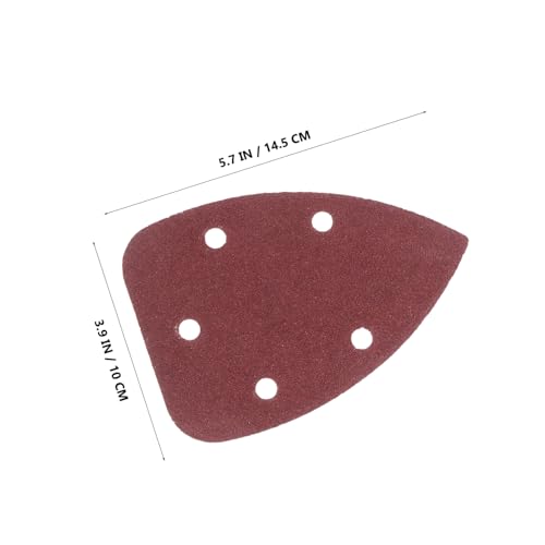 HOMSFOU 50 Stück Schleifpapier Dreieckige Maus Schleifpads Für Handwerk Maus Schleifpads Hardware Klett Schleifpapier Set Braunes HOMSFOU 50 Stück Schleifpapier Dreieckige Maus Schleifpads Für Handwerk Maus Schleifpads Hardware Klett Schleifpapier Set Braunes von HOMSFOU