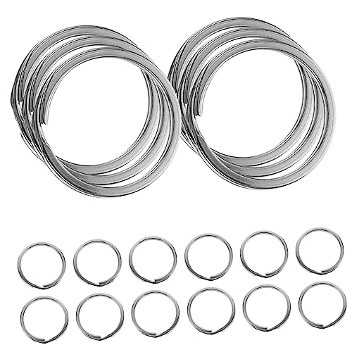 HOMSFOU 50 Stück Schlüsselringe Robuste Metall Schlüsselanhänger für DIY Bastelprojekte Schlüsselorganisation Auto Büro Kleine Retro Keyrings für Schlüssel Anhänger HOMSFOU 50 Stück Schlüsselringe Robuste Metall Schlüsselanhänger für DIY Bastelprojekte Schlüsselorganisation Auto Büro Kleine Retro Keyrings für Schlüssel Anhänger von HOMSFOU