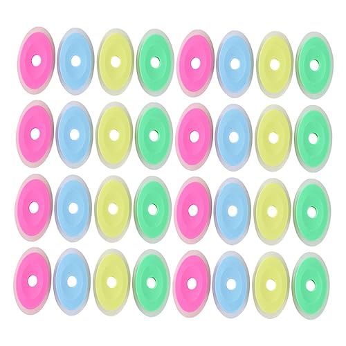 HOMSFOU 50 Stück Silikon Radiergummis für Gelstifte Farbig und Löschbar Zufällige Designs für Bürobedarf von HOMSFOU