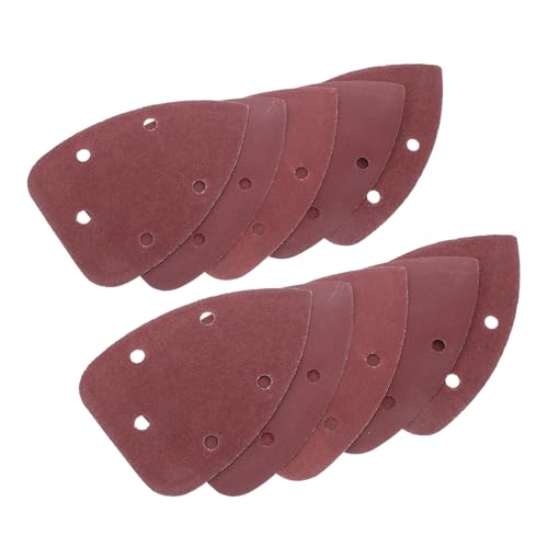 HOMSFOU 50 Stück Teiliges Dreieck-schleifpapier Klett-schleifpads für Detail-maus-schleifer Körnungen Vielseitig für Holz Metall Kunststoff Präzises Schleifen in Ecken und Engen Bereichen HOMSFOU 50 Stück Teiliges Dreieck-schleifpapier Klett-schleifpads für Detail-maus-schleifer Körnungen Vielseitig für Holz Metall Kunststoff Präzises Schleifen in Ecken und Engen Bereichen von HOMSFOU