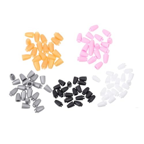 HOMSFOU 50 Stück Teiliges Kunststoff Verbindungsverschlüsse Breakaway Barrel Clasps für DIY Schmuck Taschen Kleidung und Schnur Farbig Gemischt Silber Gold HOMSFOU 50 Stück Teiliges Kunststoff Verbindungsverschlüsse Breakaway Barrel Clasps für DIY Schmuck Taschen Kleidung und Schnur Farbig Gemischt Silber Gold von HOMSFOU