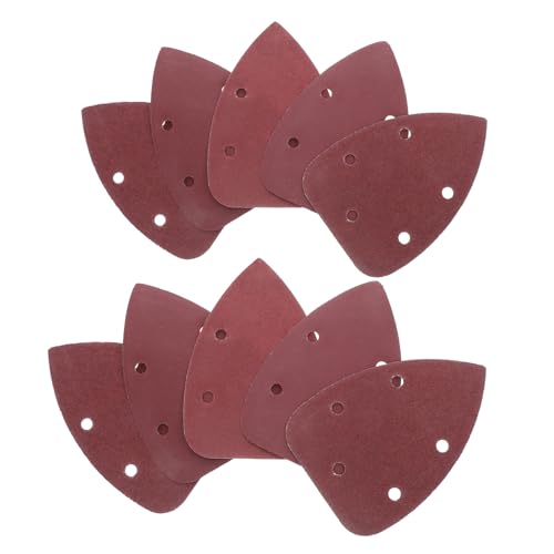 HOMSFOU 50 Stück Teiliges Schleifpapier Dreieck Maus Schleifblätter Aluminiumoxid Körnung Körnungen Vielseitig Einsetzbar für Schleifmaschinen und Feinarbeiten HOMSFOU 50 Stück Teiliges Schleifpapier Dreieck Maus Schleifblätter Aluminiumoxid Körnung Körnungen Vielseitig Einsetzbar für Schleifmaschinen und Feinarbeiten von HOMSFOU
