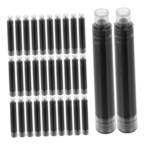 HOMSFOU 50 Stück Tintenbeutel (f) schwarze Tinte für Füllfederhalter Tintenpatronen für Stifte kalligraphie stift tinte Tintennachfüllungen für Stifte Stifttinte Plastik Black von HOMSFOU