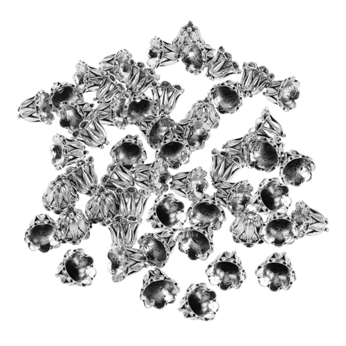 HOMSFOU 50 Stück Vintage Blumen Perlenkappen aus Legierung Metall Spacer Beads Runde Endkappen für Halsketten Armbänder Ohrringe Rostfreie Schmuckzubehör für DIY Projekte HOMSFOU 50 Stück Vintage Blumen Perlenkappen aus Legierung Metall Spacer Beads Runde Endkappen für Halsketten Armbänder Ohrringe Rostfreie Schmuckzubehör für DIY Projekte von HOMSFOU