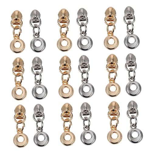 HOMSFOU 50 Stück Zipper Pulls Metall Reißverschluss Ziehgriffe für Taschen Rucksäcke Koffer und Sportbekleidung Robuste und Langlebige Ersatzteile für Einfache Handhabung und Vielseitige von HOMSFOU