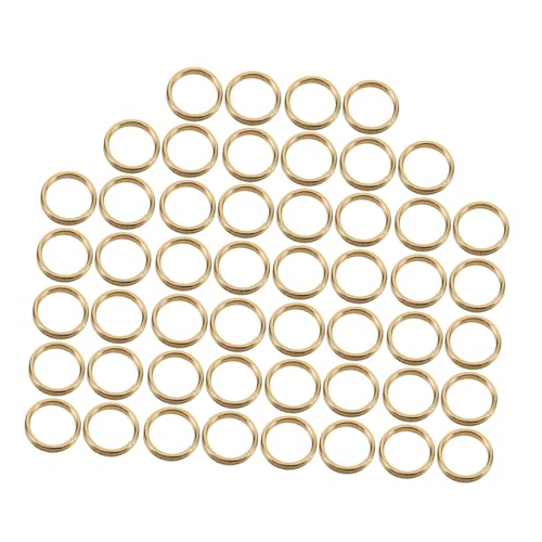 HOMSFOU 50-Teiliges Set Schlüsselanhänger für Bastelarbeiten geteilte Ringe kleiner Spaltring kleine Schlüsselanhänger kleine doppelte offene Biegeringe kleine Spaltringe Metall Golden HOMSFOU 50-Teiliges Set Schlüsselanhänger für Bastelarbeiten geteilte Ringe kleiner Spaltring kleine Schlüsselanhänger kleine doppelte offene Biegeringe kleine Spaltringe Metall Golden von HOMSFOU
