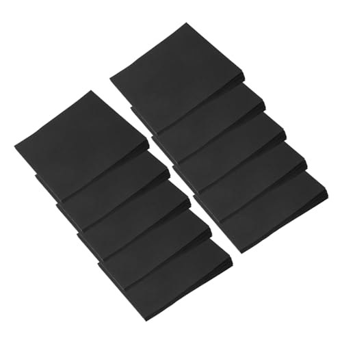 HOMSFOU 500 Blatt Schwarze Selbstklebende Notizblöcke Ablösbare Memo Pads Für Büro Schule Zuhause Vielseitige Haftnotizen Für Meetings Und Haushalt von HOMSFOU