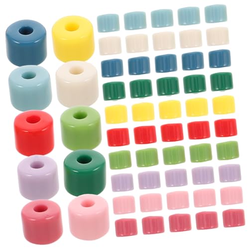 HOMSFOU 500 Stück Bunte Acrylröhrenperlen für Armbänder Schlüsselanhänger und Diy Bastelbedarf Große Vielseitige Farboptionen Kreative Gestaltungsmöglichkeiten HOMSFOU 500 Stück Bunte Acrylröhrenperlen für Armbänder Schlüsselanhänger und Diy Bastelbedarf Große Vielseitige Farboptionen Kreative Gestaltungsmöglichkeiten von HOMSFOU