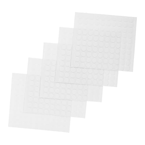 HOMSFOU 500 Stück Doppelseitige Klebepunkte Transparentes Abnehmbares Nano Klebeband ohne Rückstände für DIY Projekte Heimdekoration und Büroorganisation Starke Haftung und von HOMSFOU