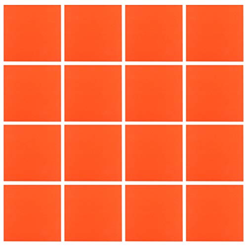 HOMSFOU 500 Stück Origami Faltpapier Bastelpapier Orange für Diy Handarbeiten und Kindergartenprojekte Doppelseitig Spaß von HOMSFOU